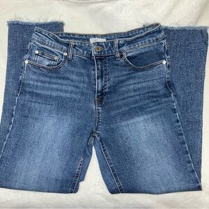 Oat New York Women's Medium Blue High-Rise Stretch Jeans